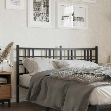 Tête de lit de remplacement métal noir 160 cm 614543614543