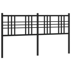Tête de lit de remplacement métal noir 160 cm 614543614543