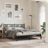 Tête de lit de remplacement métal noir 160 cm 614543614543