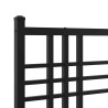 Tête de lit de remplacement métal noir 160 cm 614543614543