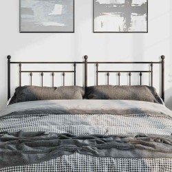 Tête de lit de remplacement métal noir 193 cm 614544614544