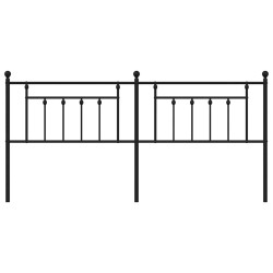 Tête de lit de remplacement métal noir 193 cm 614544614544