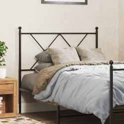Tête de lit de remplacement métal noir 90 cm 614545614545