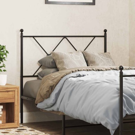 Tête de lit de remplacement métal noir 90 cm 614545614545