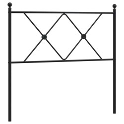 Tête de lit de remplacement métal noir 90 cm 614545614545