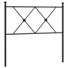 Tête de lit de remplacement métal noir 90 cm 614545614545