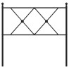 Tête de lit de remplacement métal noir 90 cm 614545614545