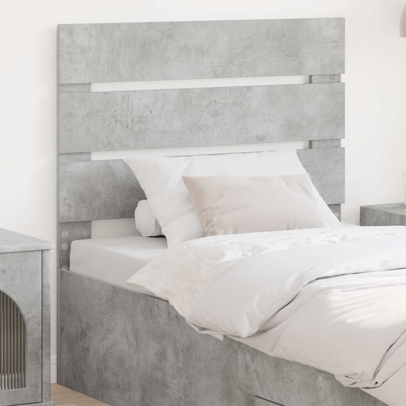 Tête de lit Gris béton Bois d'ingénierie 614550614550