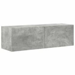 Meuble TV mural 2 pcs Béton 98 x 31 x 29,5 cm Bois d'ingénierie 614551614551