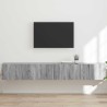 Meuble TV mural 2 pcs Gris Sonoma 98 x 31 x 29,5 cm 614552614552