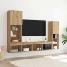 Meuble TV 4 pcs chêne artisanal Bois d'ingénierie 614553614553