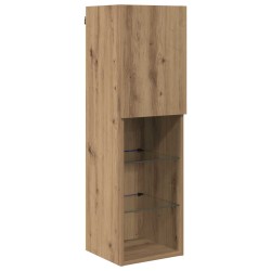 Meuble TV 7 pcs Chêne artisanal Bois d'ingénierie 614554614554