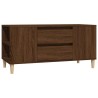 Meuble TV Chêne marron 102x44,5x50 cm Bois d'ingénierie 614556614556