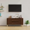 Meuble TV Chêne marron 102x44,5x50 cm Bois d'ingénierie 614556614556