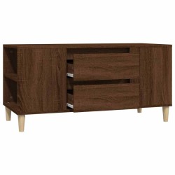 Meuble TV Chêne marron 102x44,5x50 cm Bois d'ingénierie 614556614556