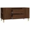 Meuble TV Chêne marron 102x44,5x50 cm Bois d'ingénierie 614556614556