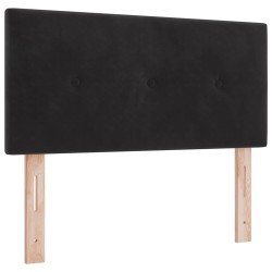 Tête de lit LED avec bandes LED Noir 80 cm Velours 614560614560
