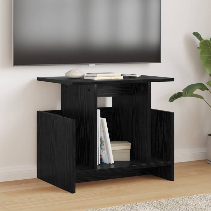 Meuble TV Chêne noir 50 x 35 x 45 cm Bois d'ingénierie 614561614561