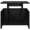 Meuble TV Chêne noir 50 x 35 x 45 cm Bois d'ingénierie 614561614561