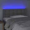 Tête de lit à LED Gris clair 90x5x78/88 cm Tissu 614562614562