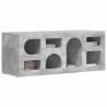 Meuble TV ELST 100 x 35 x 40 cm Gris béton Bois d'ingénierie 614567614567