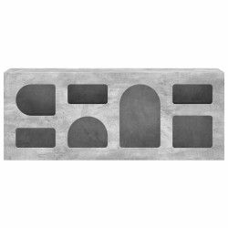 Meuble TV ELST 100 x 35 x 40 cm Gris béton Bois d'ingénierie 614567614567