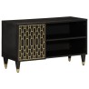 Meuble TV 80x31,5x46 cm bois massif de manguier 614572614572
