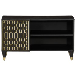 Meuble TV 80x31,5x46 cm bois massif de manguier 614572614572