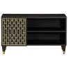 Meuble TV 80x31,5x46 cm bois massif de manguier 614572614572