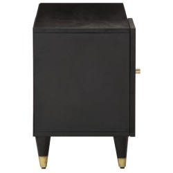 Meuble TV 80x31,5x46 cm bois massif de manguier 614572614572