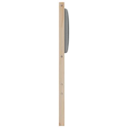 Tête de lit Marron Bois massif en pin 614573614573