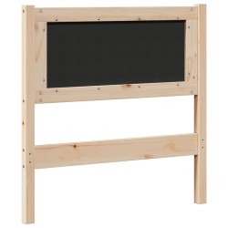 Tête de lit Marron Bois massif en pin 614573614573