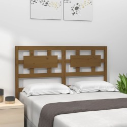 Tête de lit Marron miel 125,5x4x100 cm Bois massif de pin 614574614574