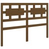 Tête de lit Marron miel 125,5x4x100 cm Bois massif de pin 614574614574
