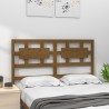 Tête de lit Marron miel 125,5x4x100 cm Bois massif de pin 614574614574