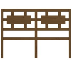 Tête de lit Marron miel 125,5x4x100 cm Bois massif de pin 614574614574