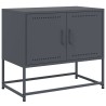 Meuble TV anthracite 68,5x39x60,5 cm acier 614575614575