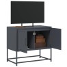 Meuble TV anthracite 68,5x39x60,5 cm acier 614575614575