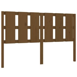 Tête de lit Marron miel 155,5x4x100 cm Bois massif de pin 614582614582