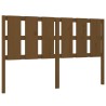 Tête de lit Marron miel 155,5x4x100 cm Bois massif de pin 614582614582