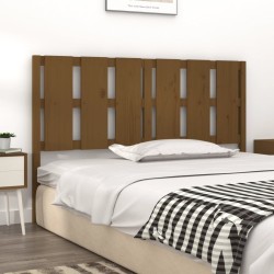 Tête de lit Marron miel 155,5x4x100 cm Bois massif de pin 614582614582
