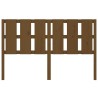Tête de lit Marron miel 155,5x4x100 cm Bois massif de pin 614582614582