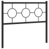 Tête de lit de remplacement métal noir 100 cm 614585614585