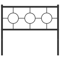 Tête de lit de remplacement métal noir 100 cm 614585614585