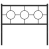 Tête de lit de remplacement métal noir 100 cm 614585614585
