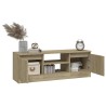 Meuble TV avec porte Chêne sonoma 102x30x36 cm 614587614587