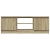 Meuble TV avec porte Chêne sonoma 102x30x36 cm 614587614587