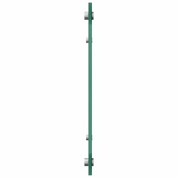 Crédence de cuisine 2 pcs Blanc 100 x 40 cm verre trempé 614623614623