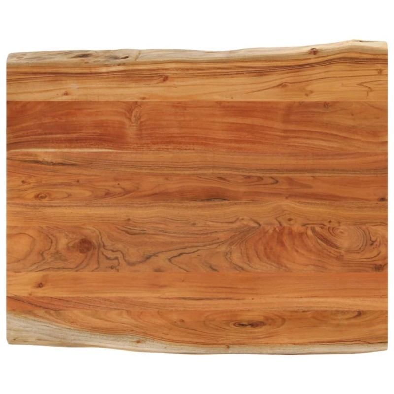 Dessus de table 110x80x3,8 cm rectangulaire bois massif acacia 614625614625