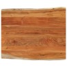Dessus de table 110x80x3,8 cm rectangulaire bois massif acacia 614625614625